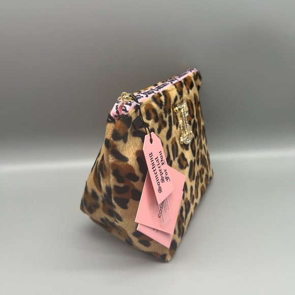 Juicy couture leopard print cosmetics bag - Picture 2 of 9